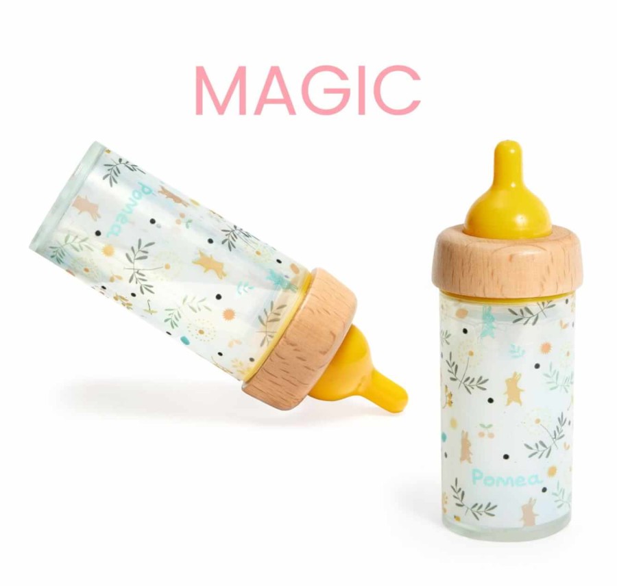 Magiczna butelka z mlekiem dla lalek POMEA / Djeco