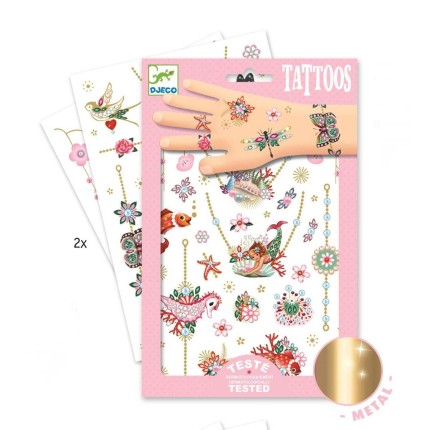 Tatuaże metaliczne KLEJNOTY FIONY / Djeco