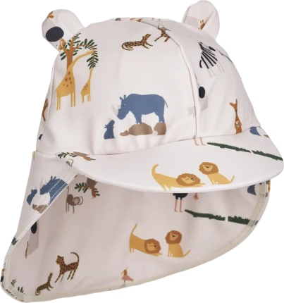 Kapelusz kąpielowy Senia z filtrem UV: All together, sandy / Liewood