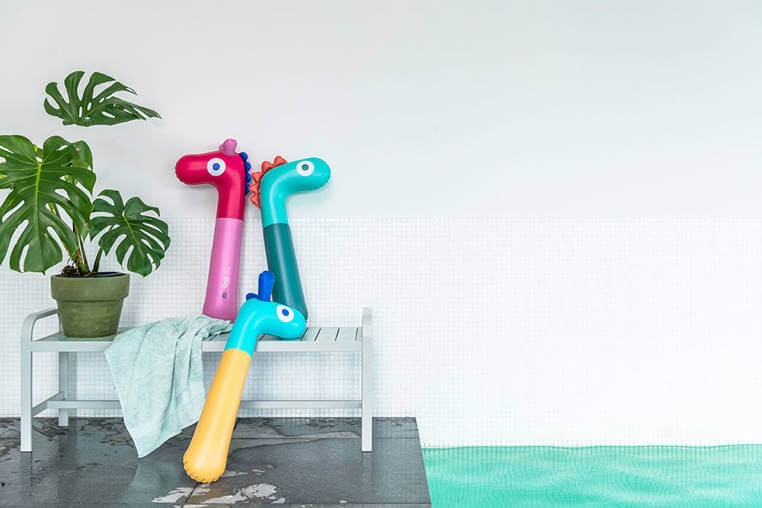 Dmuchany makaron do pływania Dino / QUUT