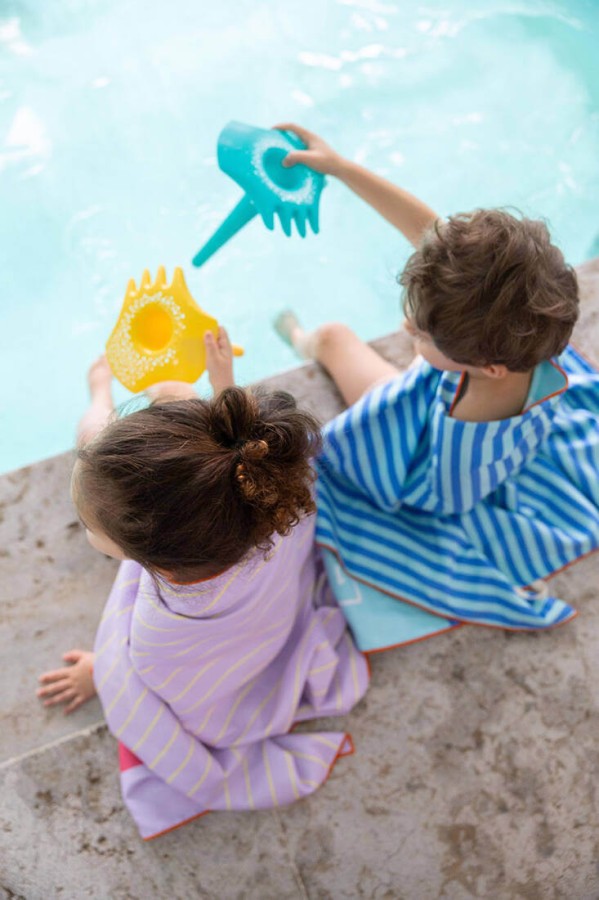 Dwustronny ręcznik plażowy PlayTowels - Road / QUUT