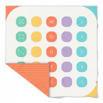 Dwustronny ręcznik plażowy PlayTowels 180 x 180cm - Balancing Game / QUUT