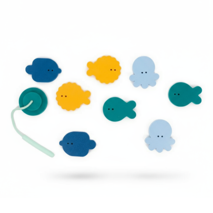 Zestaw piankowych naklejek do kąpieli z wędką Deep sea / QUUT