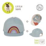 Czapka z daszkiem Little Gang - Rainbow light blue / Lassig