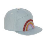 Czapka z daszkiem Little Gang - Rainbow light blue / Lassig