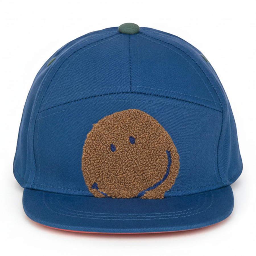 Czapka z daszkiem Little Gang - Smile blue / Lassig