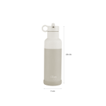 Butelka termiczna ze stali nierdzewnej 500ml - Dusty Blue / Citron