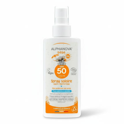 Przeciwsłoneczny spray o wysokim filtrze SPF 50 SUN, 125ml / Alphanova Bebe