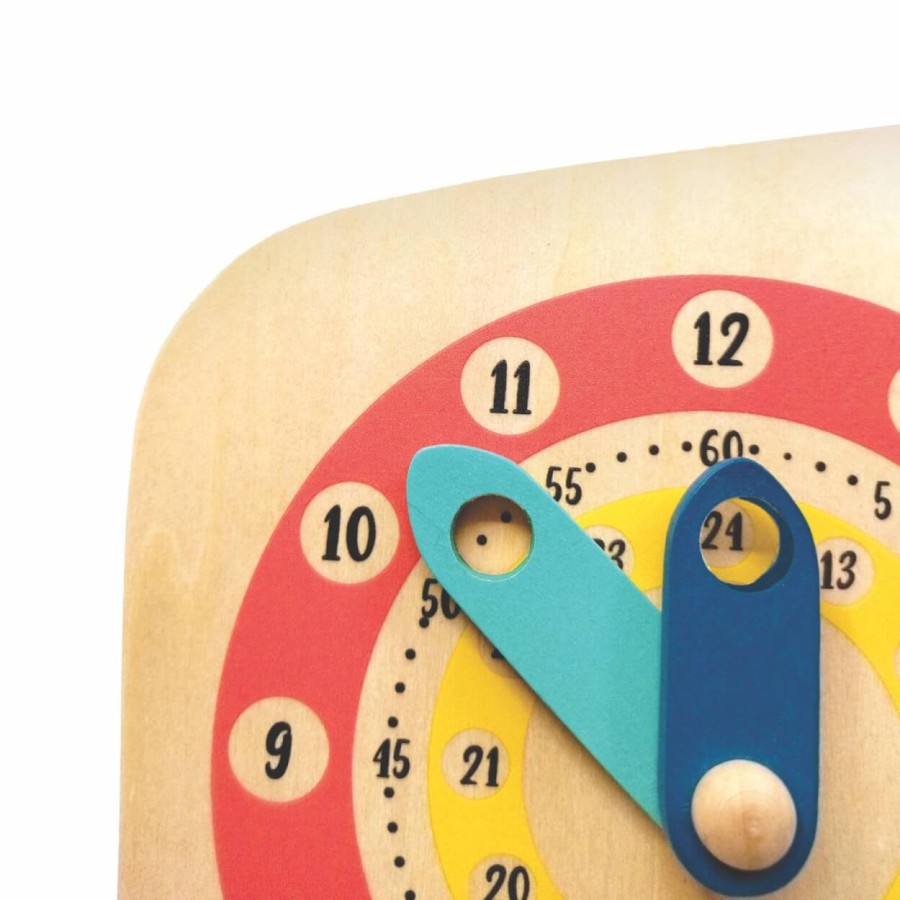 Drewniany zegar do nauki godzin / SVOORA