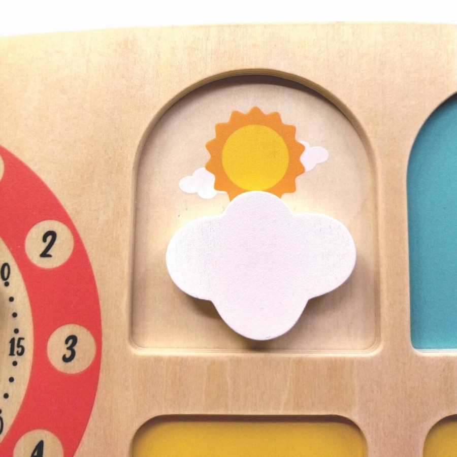 Drewniany zegar do nauki godzin / SVOORA