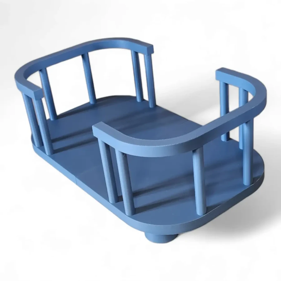 Łóżeczko dla lalek - Muted Blue / VOS REVES