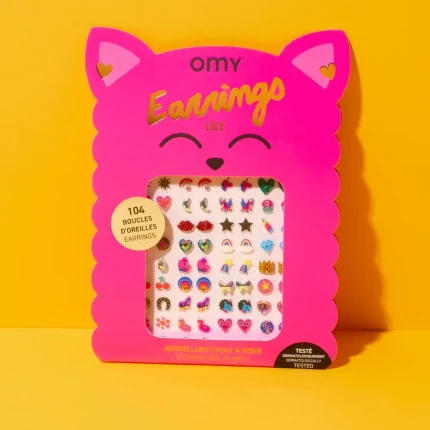 Kolczyki dla dzieci 104 sztuki - LILY / OMY