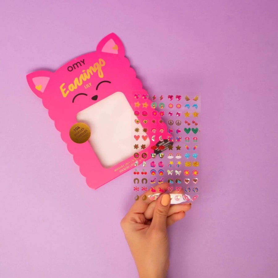 Kolczyki dla dzieci 104 sztuki - LILY / OMY