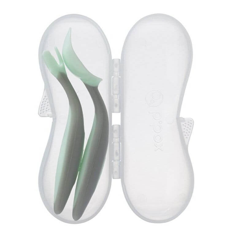 Komplet pierwszych sztućców dla niemowląt GELATO pistachio / b.box