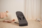 BABYBJORN - leżaczek BALANCE SOFT WOVEN, JERSEY Tri Fabric, Ciemny Szary