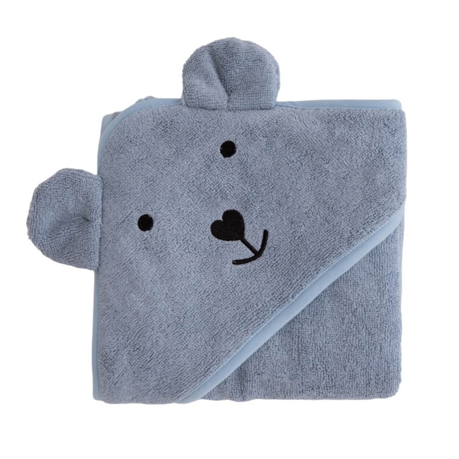 Ręcznik bambusowy z kapturkiem 85x85cm – jasny jeans / Bolo