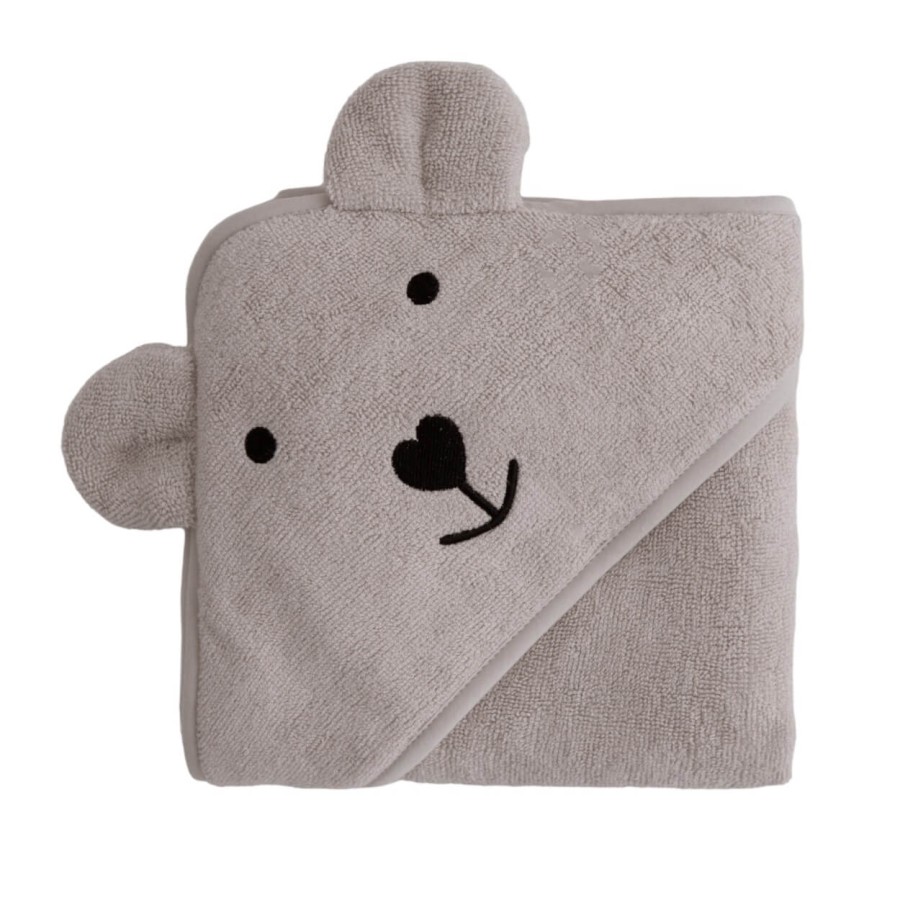 Ręcznik bambusowy z kapturkiem 85x85cm – jasny beż / Bolo