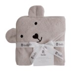 Ręcznik bambusowy z kapturkiem 85x85cm – jasny beż / Bolo