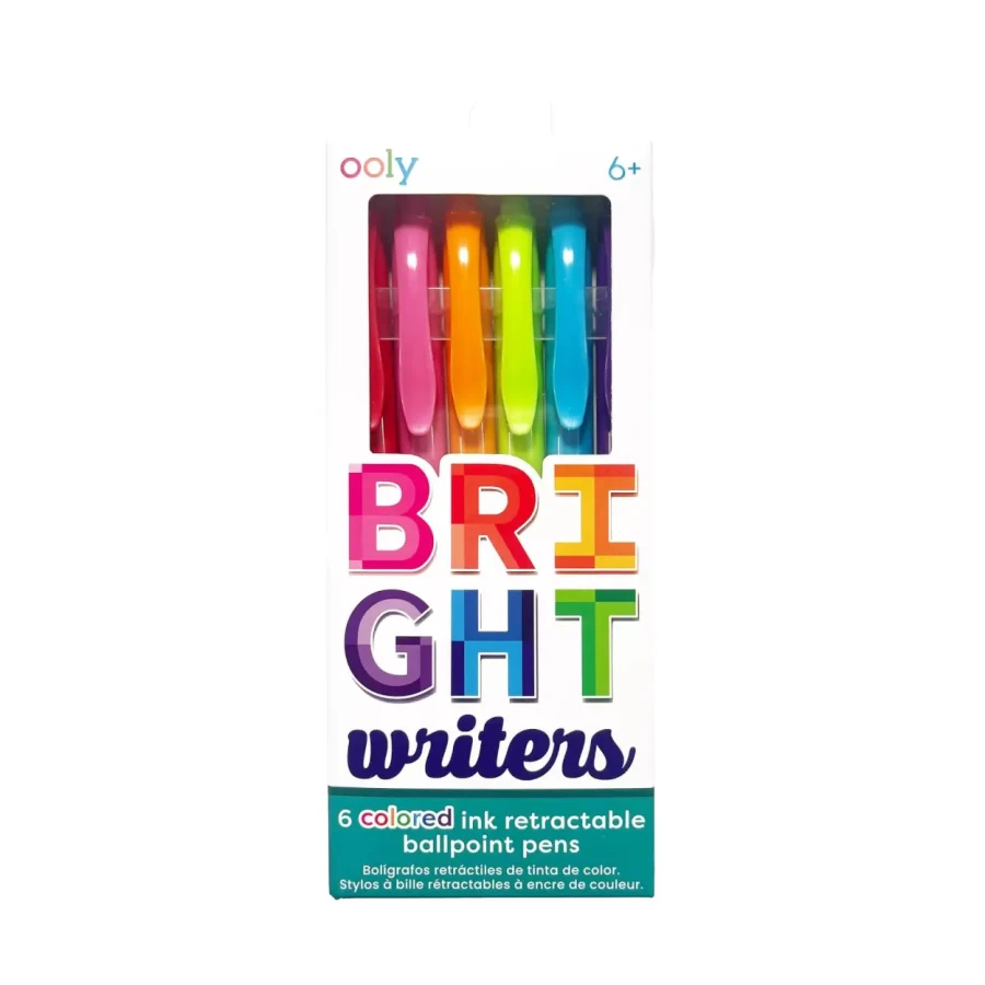 Długopisy kolorowe - Bright Writers, 6 szt. / Ooly