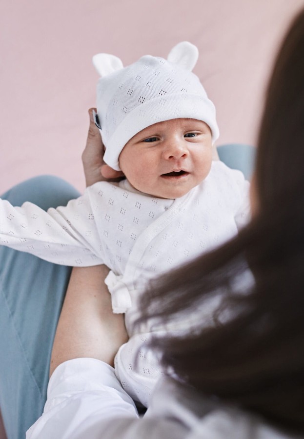 Zestaw ubranek dla noworodka SUPER SOFT - cream / Pink no more