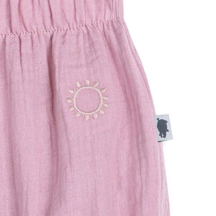 Bloomersy muślinowe - dusty pink / Pink no more