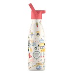 Butelka termiczna Kids Triple cool - Messy Robots, 350 ml / Cool Bottles