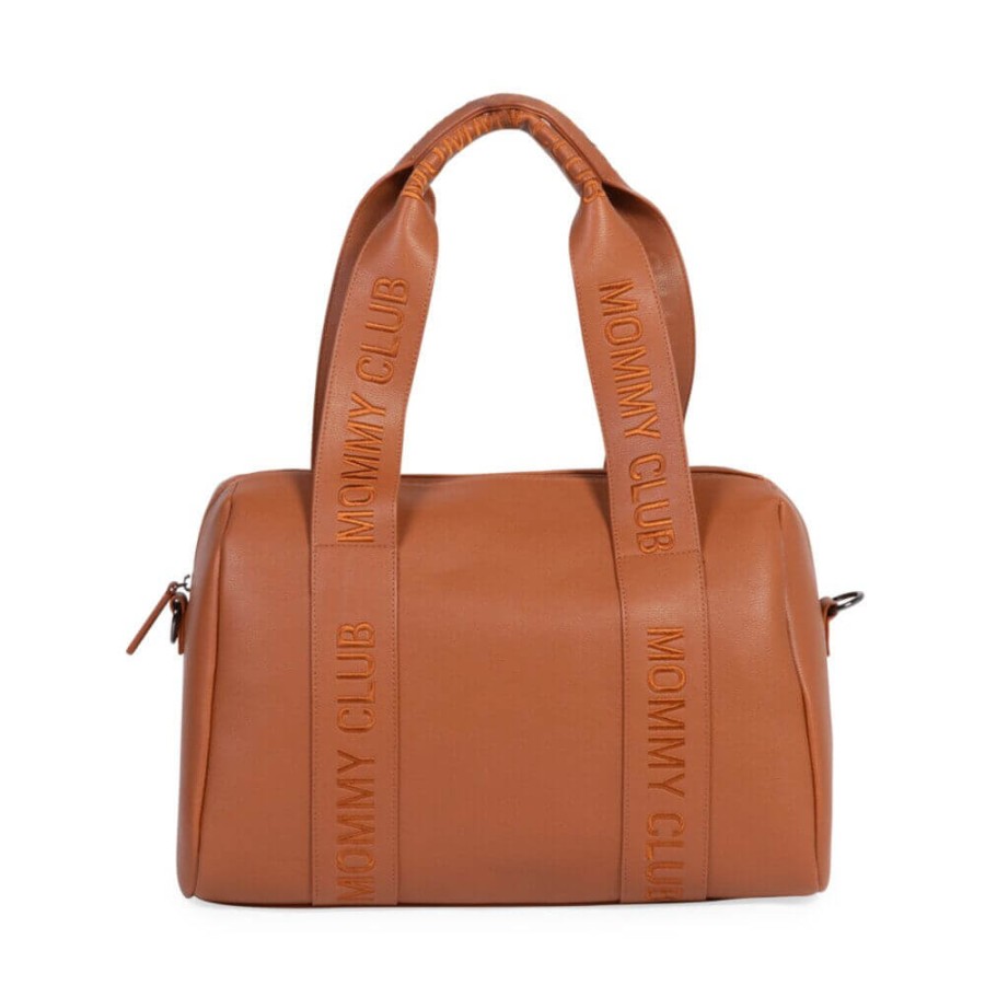 Torba do wózka Mommy Club Vegan Leather Brown / Childhome