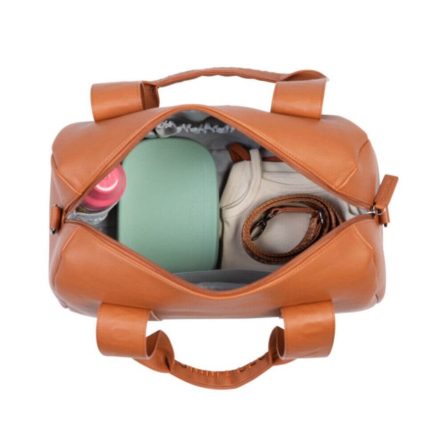 Torba do wózka Mommy Club Vegan Leather Brown / Childhome