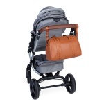 Torba do wózka Mommy Club Vegan Leather Brown / Childhome