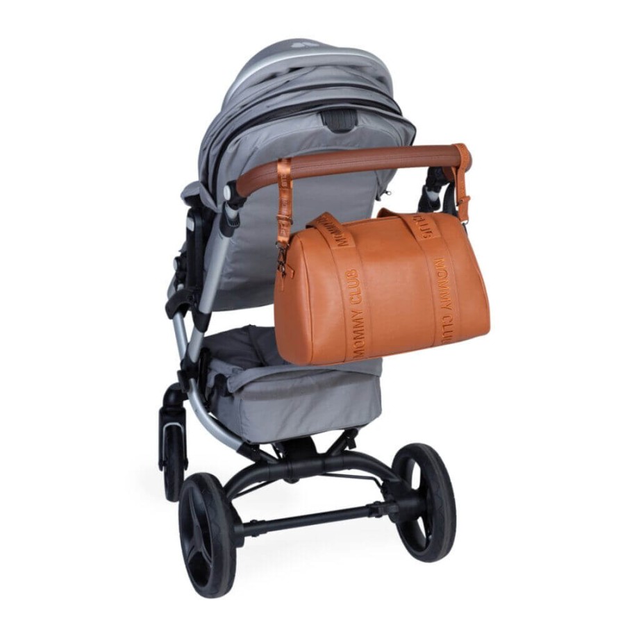 Torba do wózka Mommy Club Vegan Leather Brown / Childhome
