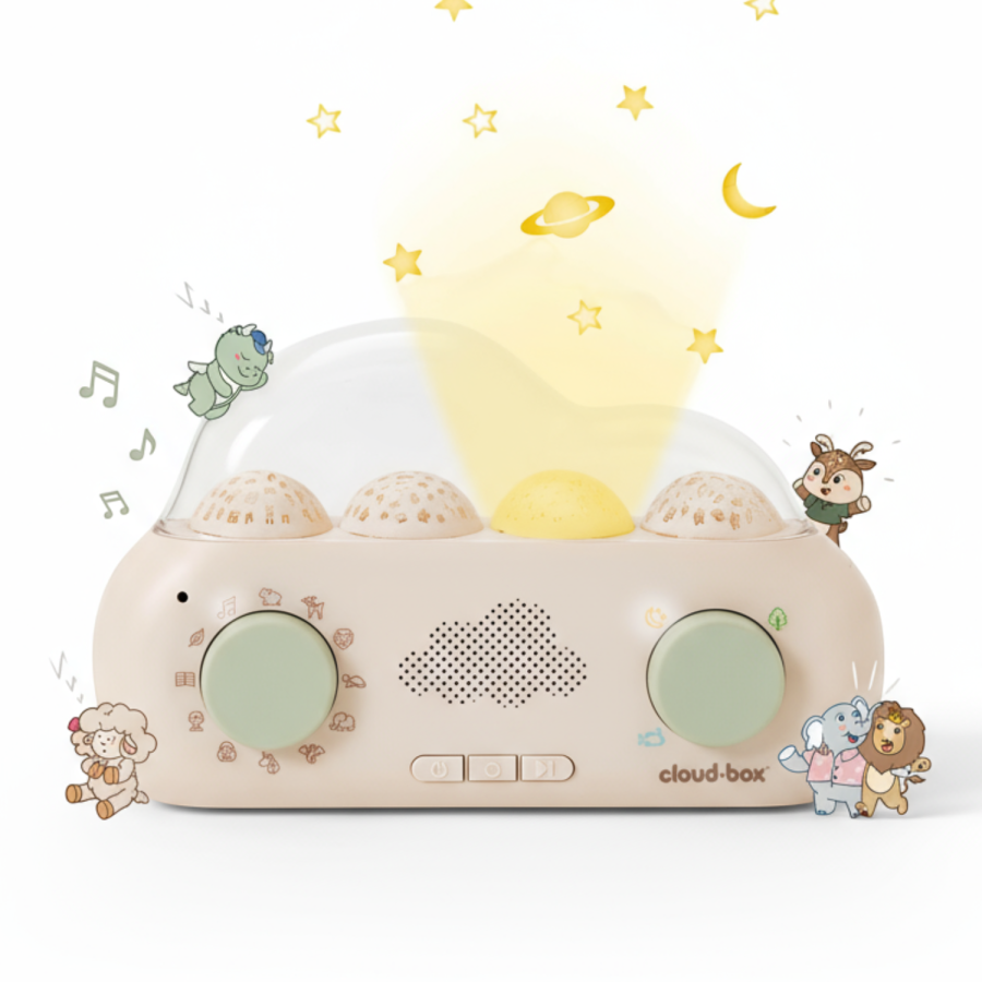 Muzyczny projektor z bajkami CloudBox, wersja polsko-angielska / Cloud b