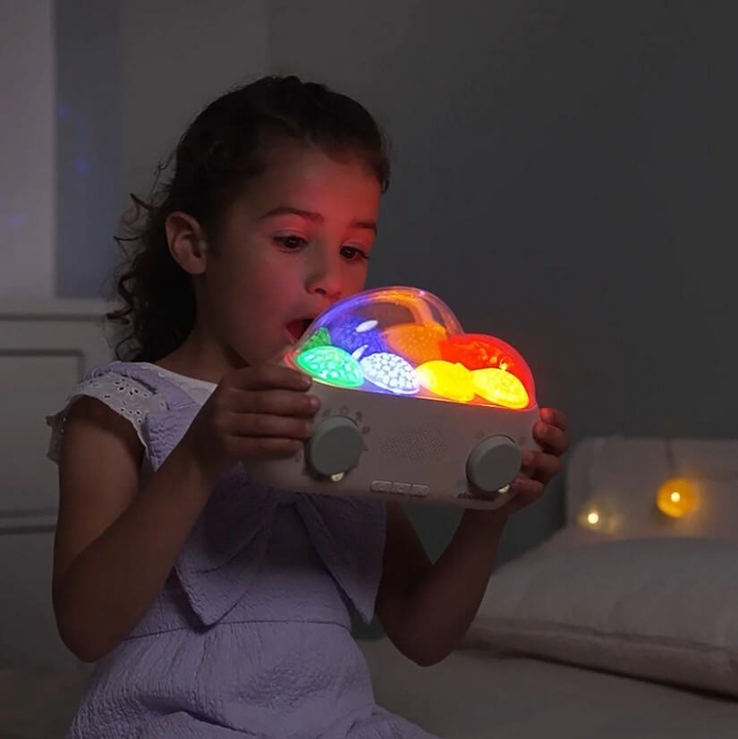 Muzyczny projektor z bajkami CloudBox, wersja polsko-angielska / Cloud b