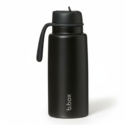 Butelka termiczna ze składanym ustnikiem, termos ze stali nierdzewnej - Deep Space, 1l / b.box