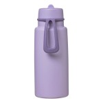 Butelka termiczna ze składanym ustnikiem, termos ze stali nierdzewnej - Lilac Love, 1l / b.box