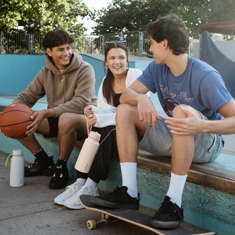 Butelka termiczna ze składanym ustnikiem, termos ze stali nierdzewnej - Lime Time, 1l / b.box
