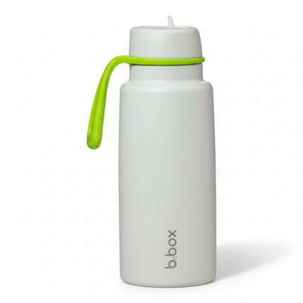 Butelka termiczna ze składanym ustnikiem, termos ze stali nierdzewnej - Lime Time, 1l / b.box