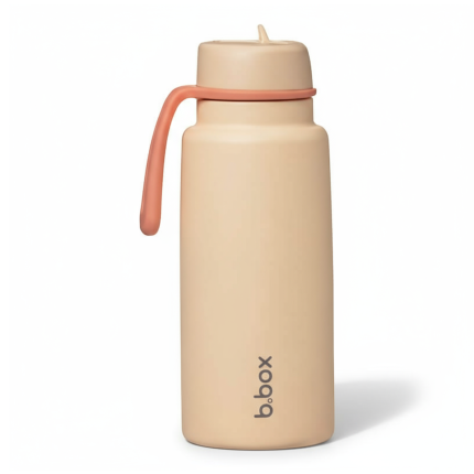 Butelka termiczna ze składanym ustnikiem, termos ze stali nierdzewnej - Melon Mist, 1l / b.box