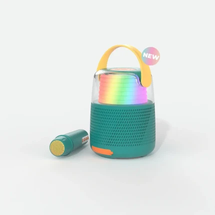 Zestaw do karaoke z głośnikiem - niebieski / MOB