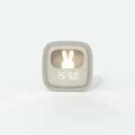 Budzik i lampka nocna Billy Clock - szara / MOB Paris