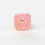 Budzik i lampka nocna Billy Clock - różowa zebra / MOB Paris