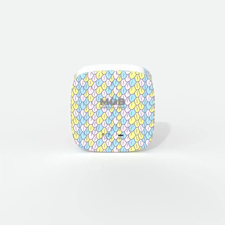 Budzik i lampka nocna Billy Clock - jasno różowa syrenka / MOB Paris