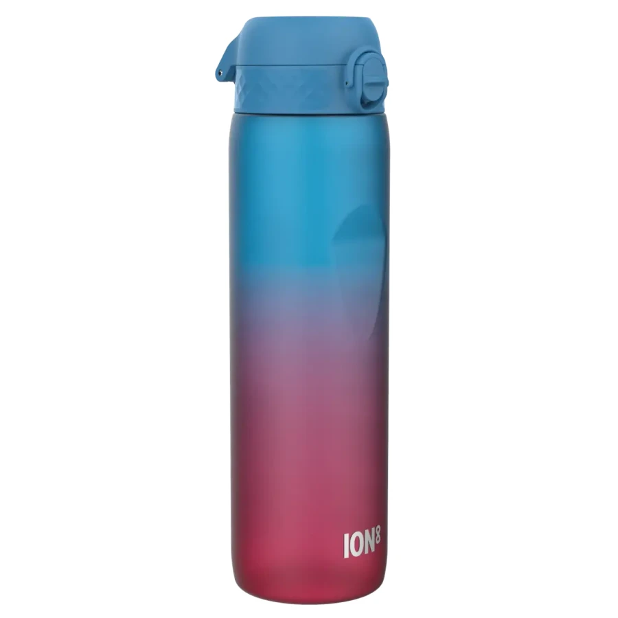 Butelka ION8 BPA Free 1l Gradient Blue, Pink Motivator / I8RF1000PBPMOT