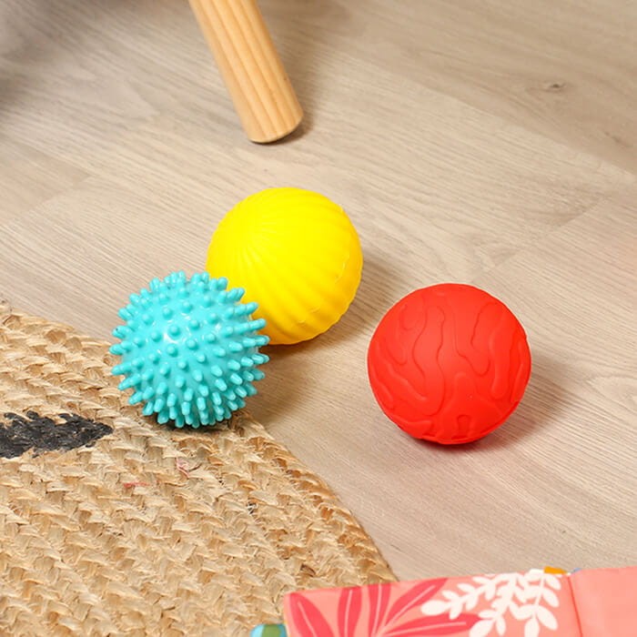 Zestaw 3 piłeczek sensorycznych ⌀8 / LUDI