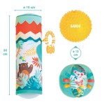 Zestaw sensoryczny z rollerem i piłkami / LUDI