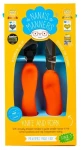 Sztućce kształtujące chwyt 3-9 lat, ETAP 3 - orange / Nanas Manners