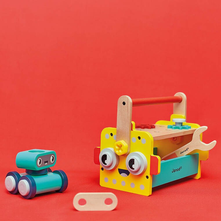 Skrzynka z narzędziami Robot Brico ‘Kids / Janod