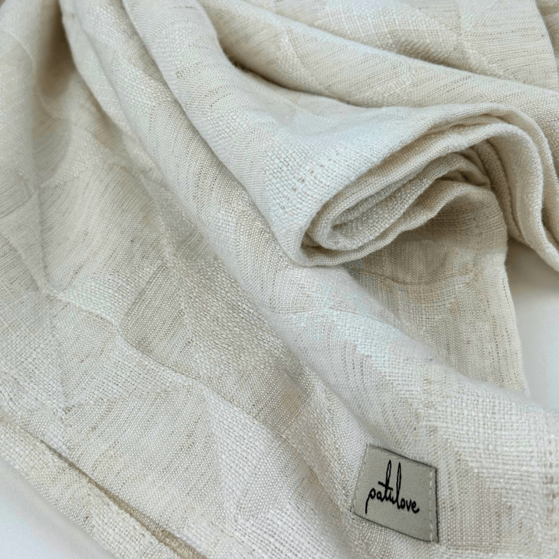 Otulacz bambusowy z lnem 100x80 cm / Patulove