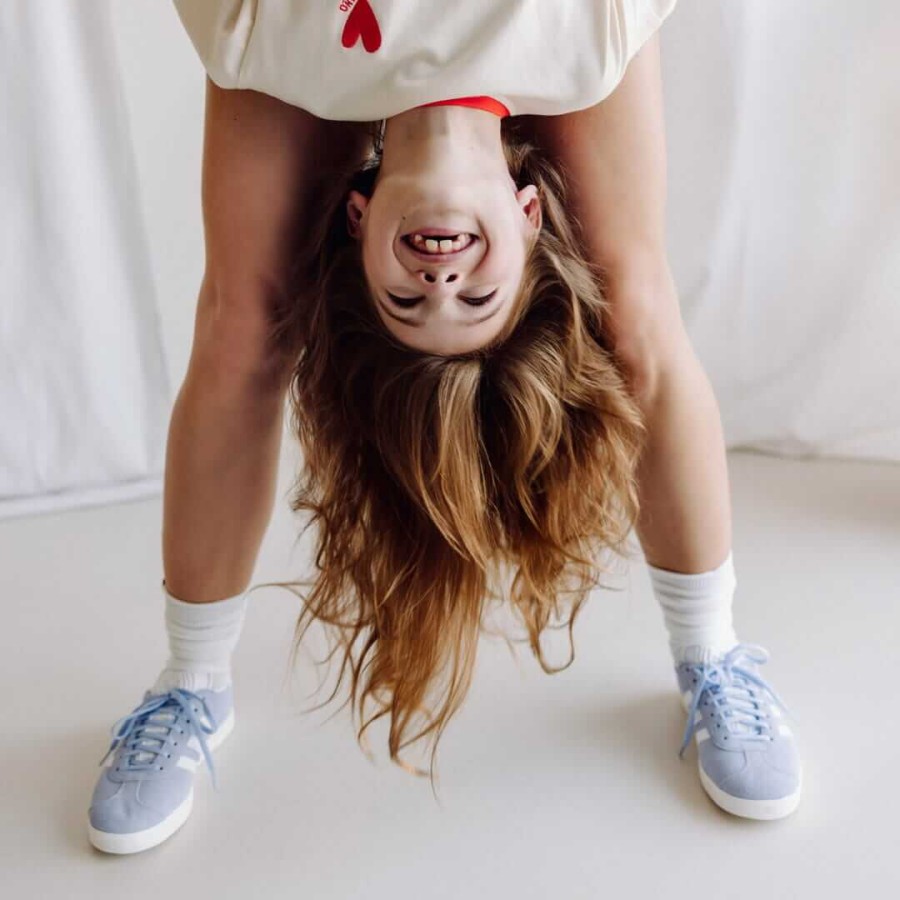 Marszczone skarpetki dla nastolatek i dorosłych - Balans, ecru / Mama's Feet