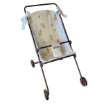 Wózek dla lalek - Earth brown, gruszka / VOS REVES