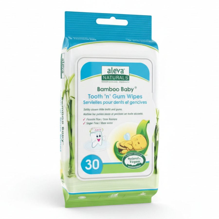 Bambusowe chusteczki do ząbków 30 szt. / Aleva